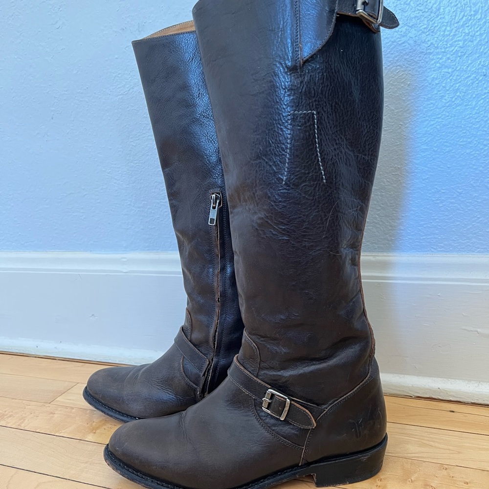 Authentic Tall Frye Boots- Gently Used